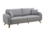 Canapea extensibilă Hera, 3 locuri, Diverse culori, 237x98x90 cm - Gri deschis | SKU: 867UNQ1948 | Canapea extensibilă Hera, 3 locuri, 237x98x90 cm, varianta Gri deschis, produs pentru amenajarea locuinței, disponibil online în România la CasaMob