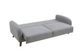 Canapea extensibilă Hera, 3 locuri, Diverse culori, 237x98x90 cm - Gri deschis | SKU: 867UNQ1948 | Canapea extensibilă Hera, 3 locuri, 237x98x90 cm, varianta Gri deschis, produs pentru amenajarea locuinței, disponibil online în România la CasaMob
