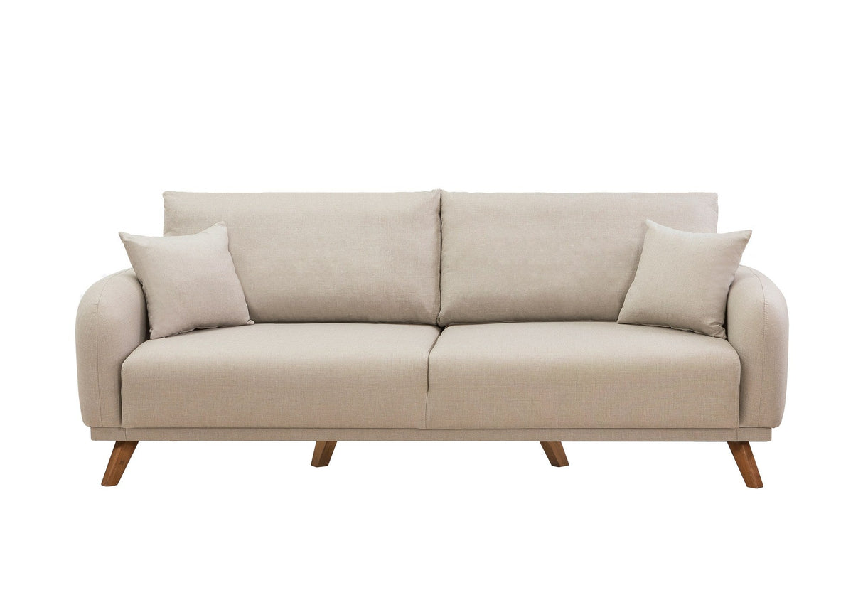 Canapea extensibilă Hera, 3 locuri, Diverse culori, 237x98x90 cm - Crem | SKU: 867UNQ1949 | Canapea extensibilă Hera, 3 locuri, 237x98x90 cm, varianta Crem, produs pentru amenajarea locuinței, disponibil online în România la CasaMob