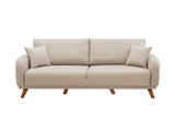Canapea extensibilă Hera, 3 locuri, Diverse culori, 237x98x90 cm - Crem | SKU: 867UNQ1949 | Canapea extensibilă Hera, 3 locuri, 237x98x90 cm, varianta Crem, produs pentru amenajarea locuinței, disponibil online în România la CasaMob