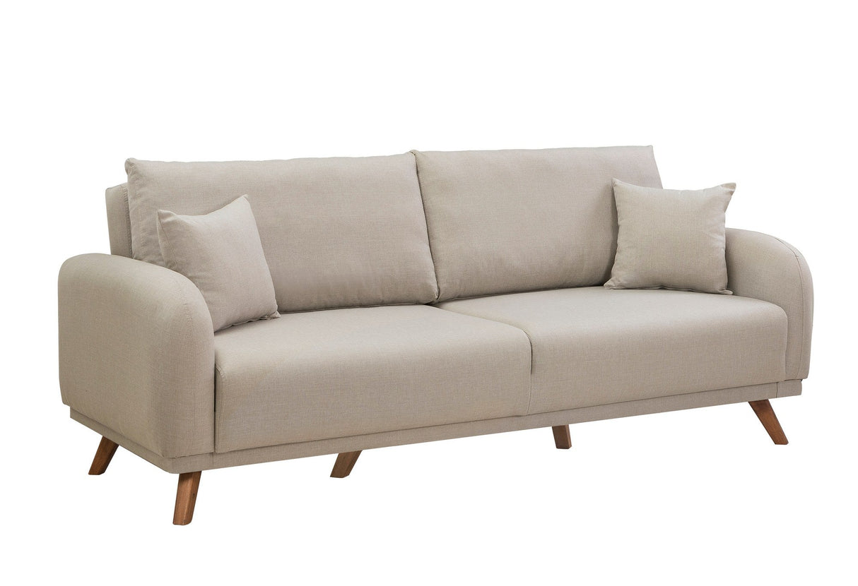 Canapea extensibilă Hera, 3 locuri, Diverse culori, 237x98x90 cm - Crem | SKU: 867UNQ1949 | Canapea extensibilă Hera, 3 locuri, 237x98x90 cm, varianta Crem, produs pentru amenajarea locuinței, disponibil online în România la CasaMob