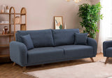 Canapea extensibilă Hera, 3 locuri, Diverse culori, 237x98x90 cm - Albastru închis | SKU: 867UNQ1950 | Canapea extensibilă Hera, 3 locuri, 237x98x90 cm, varianta Albastru închis, produs pentru amenajarea locuinței, disponibil online în România la CasaMob