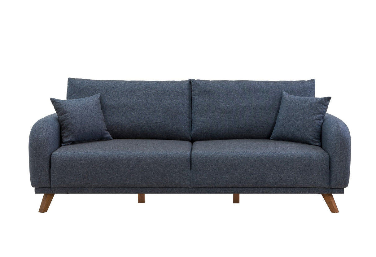 Canapea extensibilă Hera, 3 locuri, Diverse culori, 237x98x90 cm - Albastru închis | SKU: 867UNQ1950 | Canapea extensibilă Hera, 3 locuri, 237x98x90 cm, varianta Albastru închis, produs pentru amenajarea locuinței, disponibil online în România la CasaMob