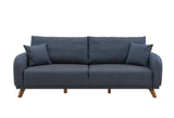 Canapea extensibilă Hera, 3 locuri, Diverse culori, 237x98x90 cm - Albastru închis | SKU: 867UNQ1950 | Canapea extensibilă Hera, 3 locuri, 237x98x90 cm, varianta Albastru închis, produs pentru amenajarea locuinței, disponibil online în România la CasaMob