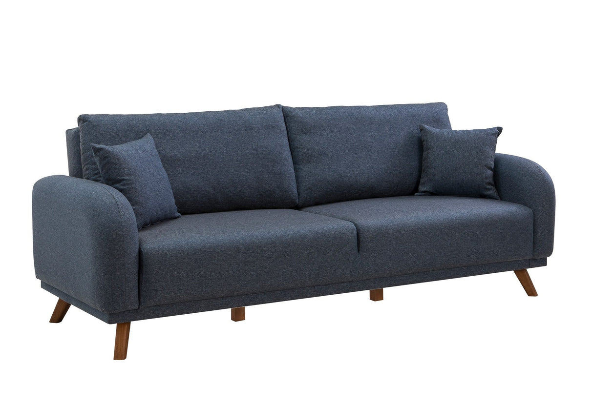 Canapea extensibilă Hera, 3 locuri, Diverse culori, 237x98x90 cm - Albastru închis | SKU: 867UNQ1950 | Canapea extensibilă Hera, 3 locuri, 237x98x90 cm, varianta Albastru închis, produs pentru amenajarea locuinței, disponibil online în România la CasaMob