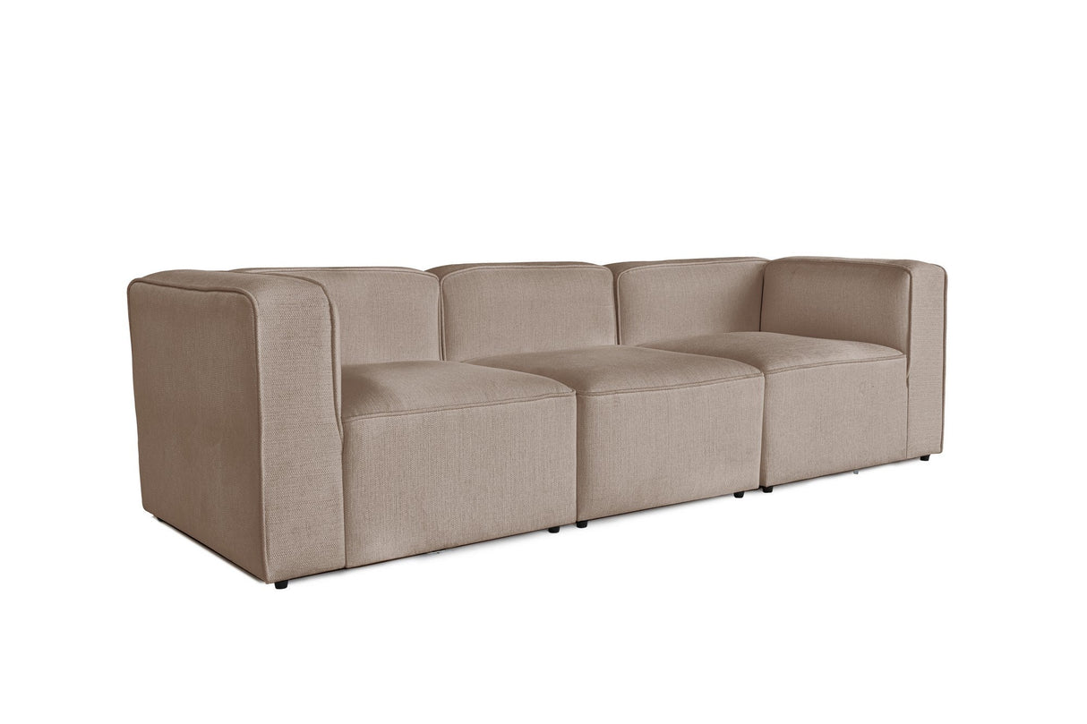 Canapea fixă 3 locuri More Pars (M2-M1-M2), Diverse culori, 250x90x69 cm - Cappuccino | SKU: 867UNQ2201 | Canapea fixă 3 locuri More Pars (M2-M1-M2), 250x90x69 cm, varianta Cappuccino, produs pentru amenajarea locuinței, disponibil online în România la CasaMob
