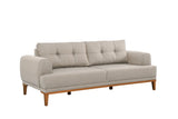 Canapea fixă 3 locuri Vina 3, Diverse culori, 223x94x82 cm - Crem - Pin atlantic | SKU: 867UNQ2205 | Canapea fixă 3 locuri Vina 3, 223x94x82 cm, varianta Crem - Pin atlantic, produs pentru amenajarea locuinței, disponibil online în România la CasaMob