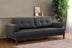 Antracit - Nuc | SKU: 867UNQ2208 | Canapea fixă 3 locuri Vina 3, 223x94x82 cm, varianta Antracit - Nuc, produs pentru amenajarea locuinței, disponibil online în România la CasaMob