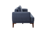 Canapea fixă 3 locuri Vina 3, Diverse culori, 223x94x82 cm - Albastru închis - Nuc | SKU: 867UNQ2210 | Canapea fixă 3 locuri Vina 3, 223x94x82 cm, varianta Albastru închis - Nuc, produs pentru amenajarea locuinței, disponibil online în România la CasaMob