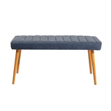 Masă cu scaune 4 bucăți Costa Atlantic-White Navy Blue, Pin atlantic - Bleumarin, 120x75x77 cm