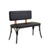 Taburet Oliver Bank Karina, Negru, 100x53x85 cm, SKU 869VEL8121, imagine 1