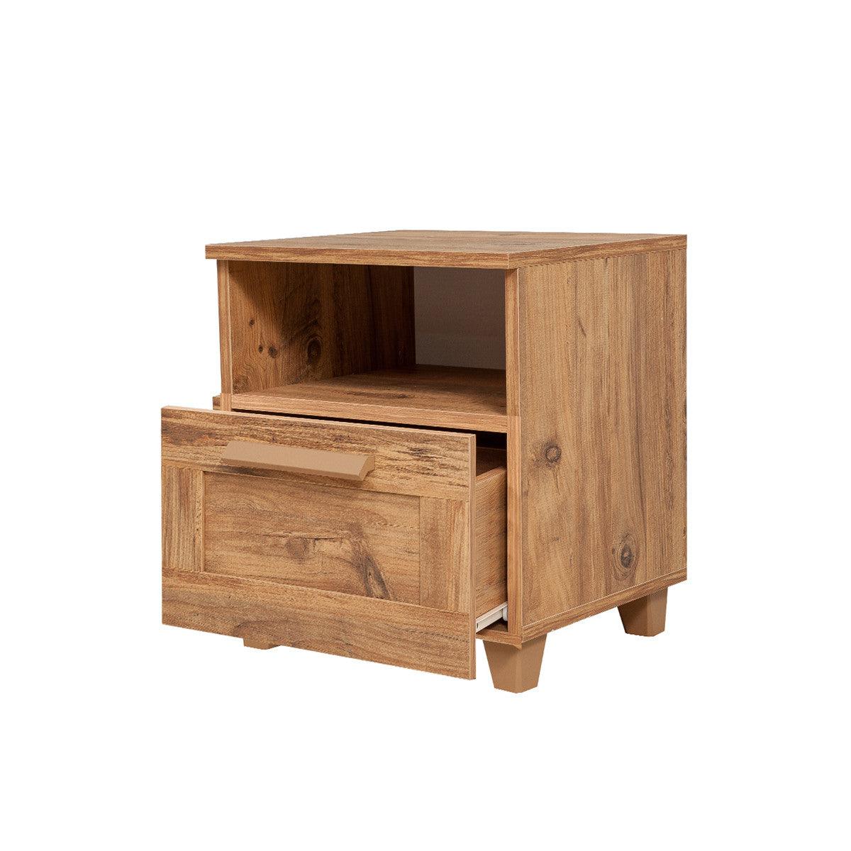 Noptieră Alfa, Diverse culori, 45x40x52 cm - Pin atlantic | SKU: 869VEL3519 | Noptieră Alfa, 45x40x52 cm, varianta Pin atlantic, produs pentru amenajarea locuinței, disponibil online în România la CasaMob