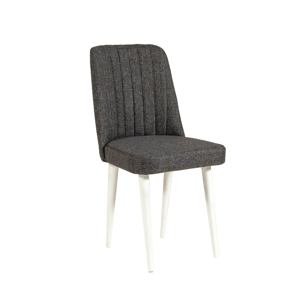 Scaun Vina Sandalye, Diverse culori, Diverse dimensiuni - Alb - Antracit - 47x46x89 cm | SKU: 869VEL5150 | Scaun Vina Sandalye, varianta Alb - Antracit - 47x46x89 cm, produs pentru amenajarea locuinței, disponibil online în România la CasaMob