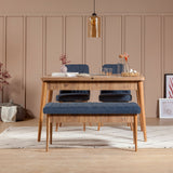 Masă extensibilă cu scaune 4 bucăți Vina 1048, Diverse culori, Diverse dimensiuni - Pin atlantic - Albastru închis - 130x80x77 cm | SKU: 869VEL5110 | Masă extensibilă cu scaune 4 bucăți Vina 1048, varianta Pin atlantic - Albastru închis - 130x80x77 cm, produs pentru amenajarea locuinței, disponibil online în România la CasaMob