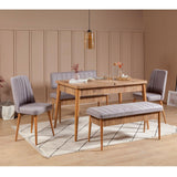 Taburet Vina Bank, Diverse culori, 110x40x85 cm - Pin atlantic - Soho | SKU: 869VEL5121 | Taburet Vina Bank, 110x40x85 cm, varianta Pin atlantic - Soho, produs pentru amenajarea locuinței, disponibil online în România la CasaMob