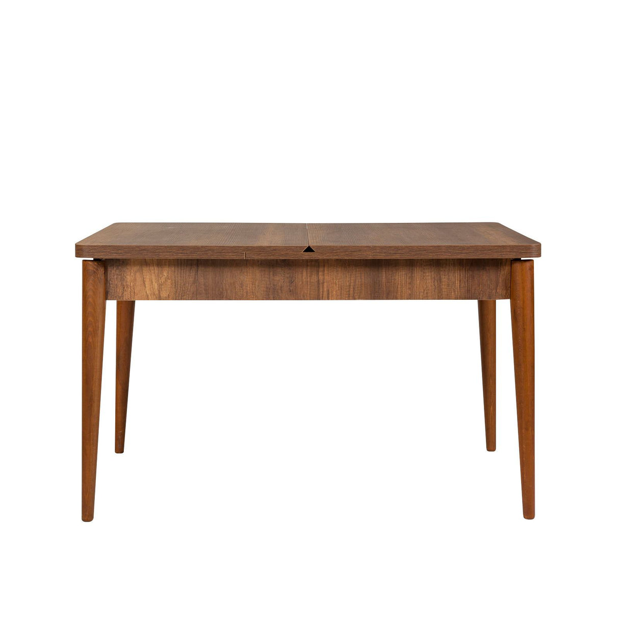Masă extensibilă cu scaune 4 bucăți Vina 1053, Nuc - Antracit, 130x80x77 cm