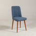 Scaun Vina 1048, Nuc - Albastru închis, 47x46x89 cm, SKU 869VEL5138, imagine 1