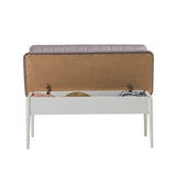 Masă extensibilă cu scaune 5 bucăți Vina White Soho Grey, Alb - Soho, 130x80x77 cm