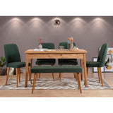 Masă dining Costa Masa, Diverse culori, 120x75x77 cm - Pin atlantic | SKU: 869VEL5188 | Masă dining Costa Masa, 120x75x77 cm, varianta Pin atlantic, produs pentru amenajarea locuinței, disponibil online în România la CasaMob
