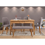 Masă dining Costa Masa, Diverse culori, 120x75x77 cm - Pin atlantic | SKU: 869VEL5188 | Masă dining Costa Masa, 120x75x77 cm, varianta Pin atlantic, produs pentru amenajarea locuinței, disponibil online în România la CasaMob