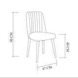 Masă extensibilă cu scaune 4 bucăți Santiago Atlantice, Diverse culori, 120x75x77 cm - Pin atlantic - Antracit | SKU: 869VEL5193 | Masă extensibilă cu scaune 4 bucăți Santiago Atlantice, 120x75x77 cm, varianta Pin atlantic - Antracit, produs pentru amenajarea locuinței, disponibil online în România la CasaMob