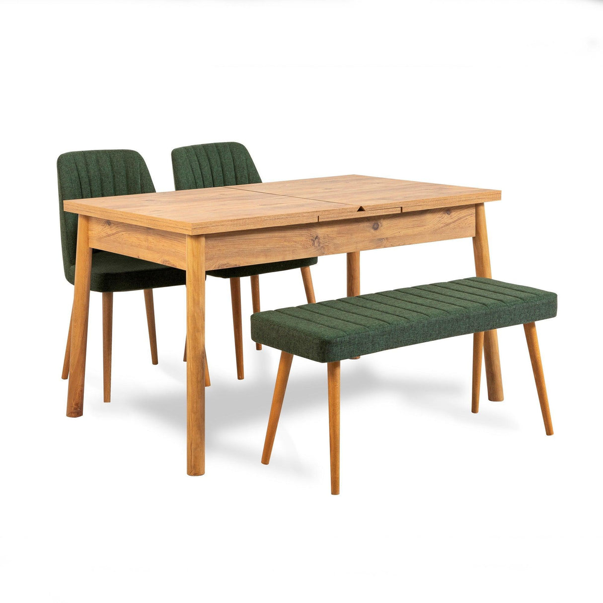 Masă extensibilă cu scaune 4 bucăți Santiago Atlantice, Diverse culori, 120x75x77 cm - Pin atlantic - Verde | SKU: 869VEL5202 | Masă extensibilă cu scaune 4 bucăți Santiago Atlantice, 120x75x77 cm, varianta Pin atlantic - Verde, produs pentru amenajarea locuinței, disponibil online în România la CasaMob