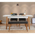 Pin atlantic - Alb - Antracit - 4 bucăți | SKU: 869VEL5236 | Masă extensibilă cu scaune Santiago, 120x75x77 cm, varianta Pin atlantic - Alb - Antracit - 4 bucăți, produs pentru amenajarea locuinței, disponibil online în România la CasaMob