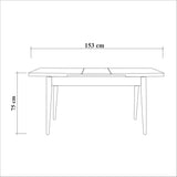 Masă extensibilă cu scaune Santiago, Diverse culori, Diverse configurații, 120x75x77 cm - Pin atlantic - Alb - Verde - 5 bucăți | SKU: 869VEL5244 | Masă extensibilă cu scaune Santiago, 120x75x77 cm, varianta Pin atlantic - Alb - Verde - 5 bucăți, produs pentru amenajarea locuinței, disponibil online în România la CasaMob