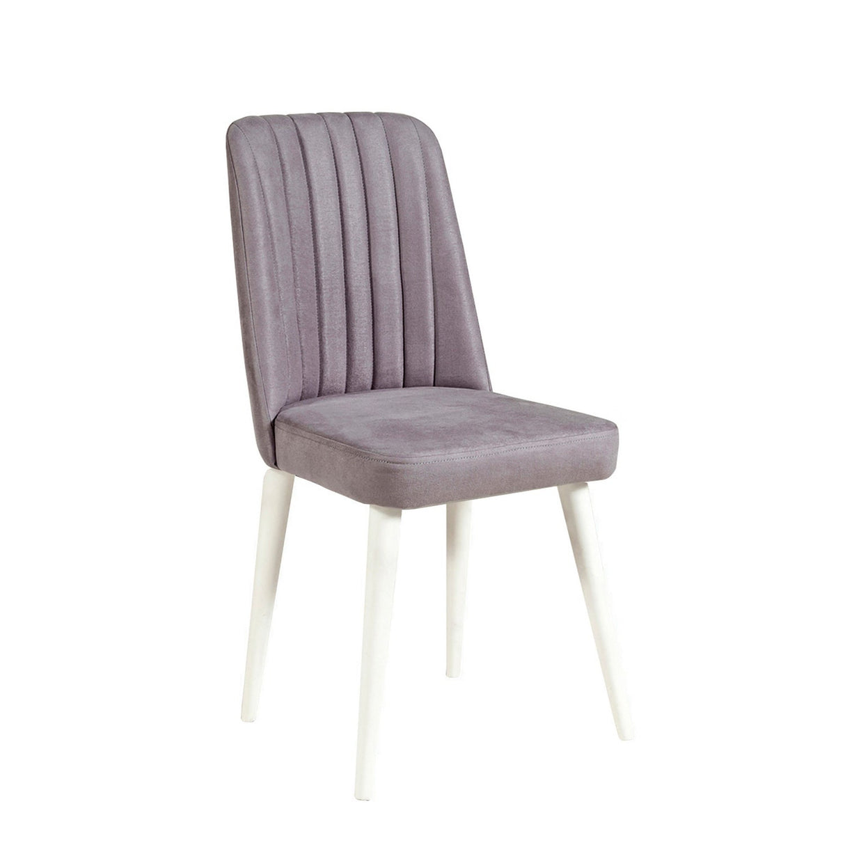 Scaun Stormi Sandalye Wht, Diverse culori, 47x46x89 cm - Alb - Gri | SKU: 869VEL5282 | Scaun Stormi Sandalye Wht, 47x46x89 cm, varianta Alb - Gri, produs pentru amenajarea locuinței, disponibil online în România la CasaMob