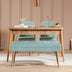 Pin atlantic - Pistachio green | SKU: 869VEL5320 | Masă extensibilă cu scaune 4 bucăți Vina 0701 - 3, 129x80x75 cm, varianta Pin atlantic - Pistachio green, produs pentru amenajarea locuinței, disponibil online în România la CasaMob