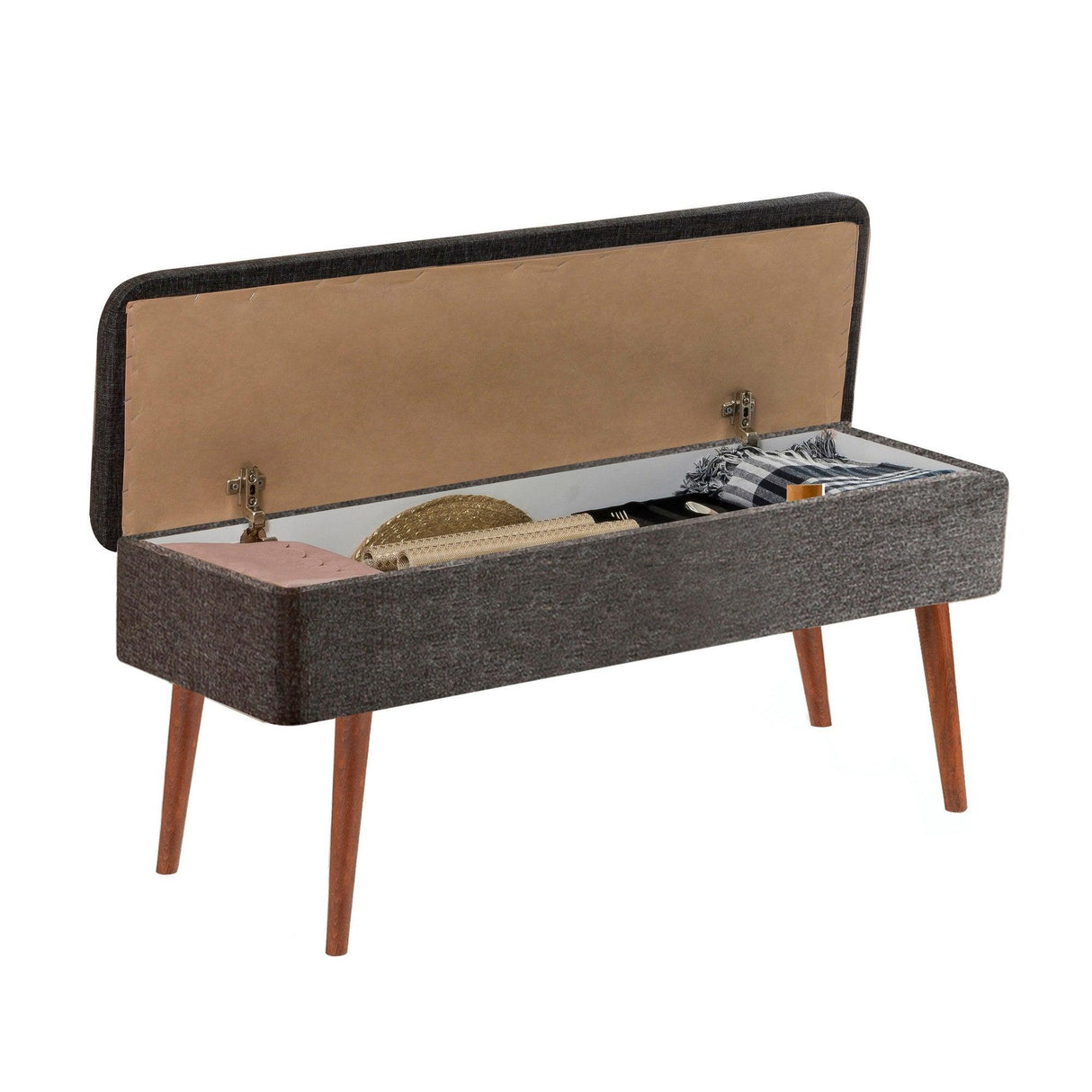 Masă extensibilă cu scaune 4 bucăți Vina 1053 - 3, Diverse culori, 129x80x75 cm - Nuc - Antracit | SKU: 869VEL5322 | Masă extensibilă cu scaune 4 bucăți Vina 1053 - 3, 129x80x75 cm, varianta Nuc - Antracit, produs pentru amenajarea locuinței, disponibil online în România la CasaMob
