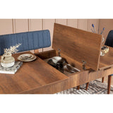 Masă extensibilă cu scaune 4 bucăți Vina 1048 - 3, Diverse culori, 129x80x75 cm - Nuc - Albastru închis | SKU: 869VEL5323 | Masă extensibilă cu scaune 4 bucăți Vina 1048 - 3, 129x80x75 cm, varianta Nuc - Albastru închis, produs pentru amenajarea locuinței, disponibil online în România la CasaMob