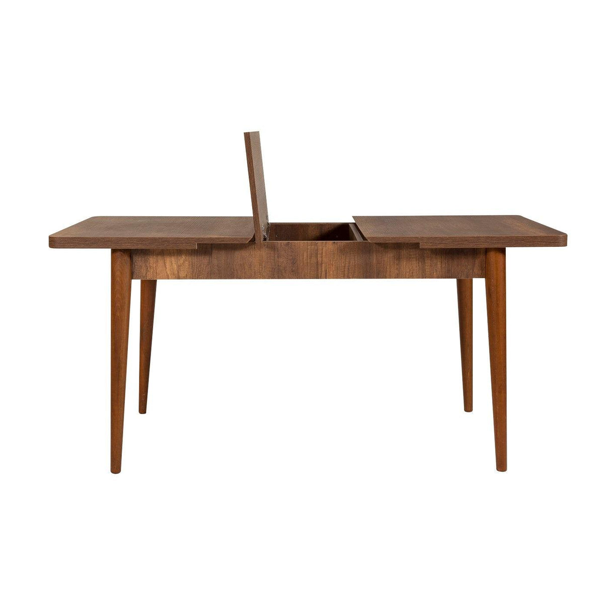 Masă extensibilă cu scaune 4 bucăți Vina 0900 - 3, Diverse culori, 129x80x75 cm - Nuc - Piatră | SKU: 869VEL5325 | Masă extensibilă cu scaune 4 bucăți Vina 0900 - 3, 129x80x75 cm, varianta Nuc - Piatră, produs pentru amenajarea locuinței, disponibil online în România la CasaMob