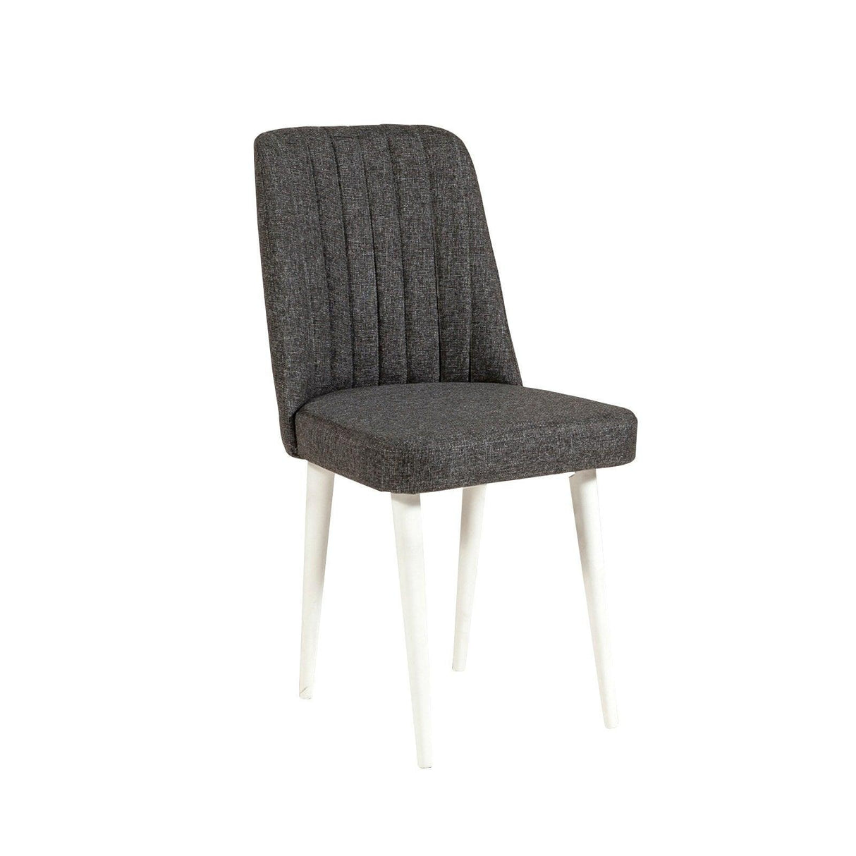 Masă extensibilă cu scaune 4 bucăți Vina 1053 - 3, Diverse culori, 129x80x75 cm - Alb - Antracit | SKU: 869VEL5326 | Masă extensibilă cu scaune 4 bucăți Vina 1053 - 3, 129x80x75 cm, varianta Alb - Antracit, produs pentru amenajarea locuinței, disponibil online în România la CasaMob