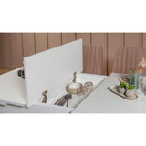 Masă extensibilă cu scaune 4 bucăți Vina 0900 - 3, Diverse culori, 129x80x75 cm - Alb - Piatră | SKU: 869VEL5329 | Masă extensibilă cu scaune 4 bucăți Vina 0900 - 3, 129x80x75 cm, varianta Alb - Piatră, produs pentru amenajarea locuinței, disponibil online în România la CasaMob