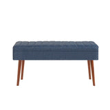 Masă extensibilă cu scaune 5 bucăți Vina 1048 - 4, Diverse culori, 129x80x75 cm - Nuc - Albastru închis | SKU: 869VEL5338 | Masă extensibilă cu scaune 5 bucăți Vina 1048 - 4, 129x80x75 cm, varianta Nuc - Albastru închis, produs pentru amenajarea locuinței, disponibil online în România la CasaMob