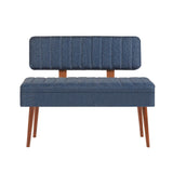 Masă extensibilă cu scaune 5 bucăți Vina 1048 - 4, Diverse culori, 129x80x75 cm - Nuc - Albastru închis | SKU: 869VEL5338 | Masă extensibilă cu scaune 5 bucăți Vina 1048 - 4, 129x80x75 cm, varianta Nuc - Albastru închis, produs pentru amenajarea locuinței, disponibil online în România la CasaMob