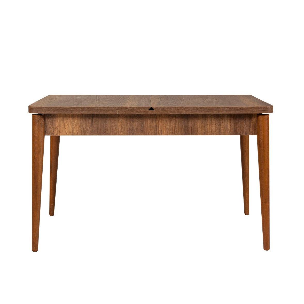 Masă extensibilă cu scaune 5 bucăți Vina 0900 - 4, Diverse culori, 129x80x75 cm - Nuc - Piatră | SKU: 869VEL5340 | Masă extensibilă cu scaune 5 bucăți Vina 0900 - 4, 129x80x75 cm, varianta Nuc - Piatră, produs pentru amenajarea locuinței, disponibil online în România la CasaMob