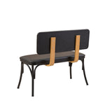 Taburet Oliver Bank Karina, Negru, 100x53x85 cm