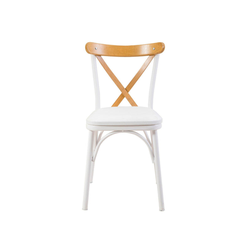 Alb | SKU: 869VEL8126 | Masă cu scaune 6 bucăți Oliver Sbt.Karina, 120x75x77 cm, varianta Alb, produs pentru amenajarea locuinței, disponibil online în România la CasaMob