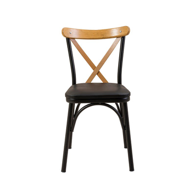 Negru | SKU: 869VEL8140 | Masă cu scaune 6 bucăți Oliver Sbt.Karina, 120x75x77 cm, varianta Negru, produs pentru amenajarea locuinței, disponibil online în România la CasaMob