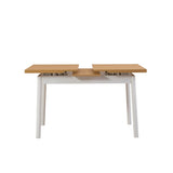 Masă extensibilă cu scaune Oliver Açl.Karina, Diverse culori, Diverse configurații, 120x75x77 cm - Alb - 6 bucăți | SKU: 869VEL8153 | Masă extensibilă cu scaune Oliver Açl.Karina, 120x75x77 cm, varianta Alb - 6 bucăți, produs pentru amenajarea locuinței, disponibil online în România la CasaMob
