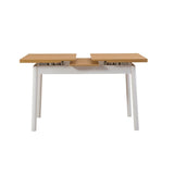 Masă extensibilă cu scaune Oliver Açl.alb Karina, Alb, Diverse configurații, 120x75x77 cm - 6 bucăți | SKU: 869VEL8157 | Masă extensibilă cu scaune Oliver Açl.alb Karina, Alb, 120x75x77 cm, varianta 6 bucăți, produs pentru amenajarea locuinței, disponibil online în România la CasaMob
