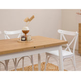 Masă extensibilă cu scaune Oliver Açl.alb Karina, Alb, Diverse configurații, 120x75x77 cm - 5 bucăți | SKU: 869VEL8158 | Masă extensibilă cu scaune Oliver Açl.alb Karina, Alb, 120x75x77 cm, varianta 5 bucăți, produs pentru amenajarea locuinței, disponibil online în România la CasaMob