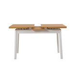 Masă extensibilă cu scaune Oliver Açl.alb Karina, Alb, Diverse configurații, 120x75x77 cm - 5 bucăți | SKU: 869VEL8158 | Masă extensibilă cu scaune Oliver Açl.alb Karina, Alb, 120x75x77 cm, varianta 5 bucăți, produs pentru amenajarea locuinței, disponibil online în România la CasaMob