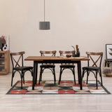 Masă extensibilă cu scaune Oliver Açl.Barok, Negru, Diverse configurații, 120x75x77 cm - 5 bucăți | SKU: 869VEL8159 | Masă extensibilă cu scaune Oliver Açl.Barok, Negru, 120x75x77 cm, varianta 5 bucăți, produs pentru amenajarea locuinței, disponibil online în România la CasaMob