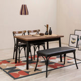 Masă extensibilă cu scaune Oliver Açl.Barok, Negru, Diverse configurații, 120x75x77 cm - 4 bucăți | SKU: 869VEL8161 | Masă extensibilă cu scaune Oliver Açl.Barok, Negru, 120x75x77 cm, varianta 4 bucăți, produs pentru amenajarea locuinței, disponibil online în România la CasaMob