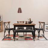 Masă extensibilă cu scaune Oliver Açl.Barok, Negru, Diverse configurații, 120x75x77 cm - 6 bucăți | SKU: 869VEL8164 | Masă extensibilă cu scaune Oliver Açl.Barok, Negru, 120x75x77 cm, varianta 6 bucăți, produs pentru amenajarea locuinței, disponibil online în România la CasaMob