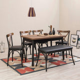 Masă extensibilă cu scaune Oliver Açl.Barok, Negru, Diverse configurații, 120x75x77 cm - 6 bucăți | SKU: 869VEL8164 | Masă extensibilă cu scaune Oliver Açl.Barok, Negru, 120x75x77 cm, varianta 6 bucăți, produs pentru amenajarea locuinței, disponibil online în România la CasaMob