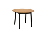 Masă extensibilă cu scaune Oliver, Diverse culori, Diverse configurații, 100x100x75 cm - Stejar - Negru - 5 bucăți | SKU: 869VEL8706 | Masă extensibilă cu scaune Oliver, 100x100x75 cm, varianta Stejar - Negru - 5 bucăți, produs pentru amenajarea locuinței, disponibil online în România la CasaMob